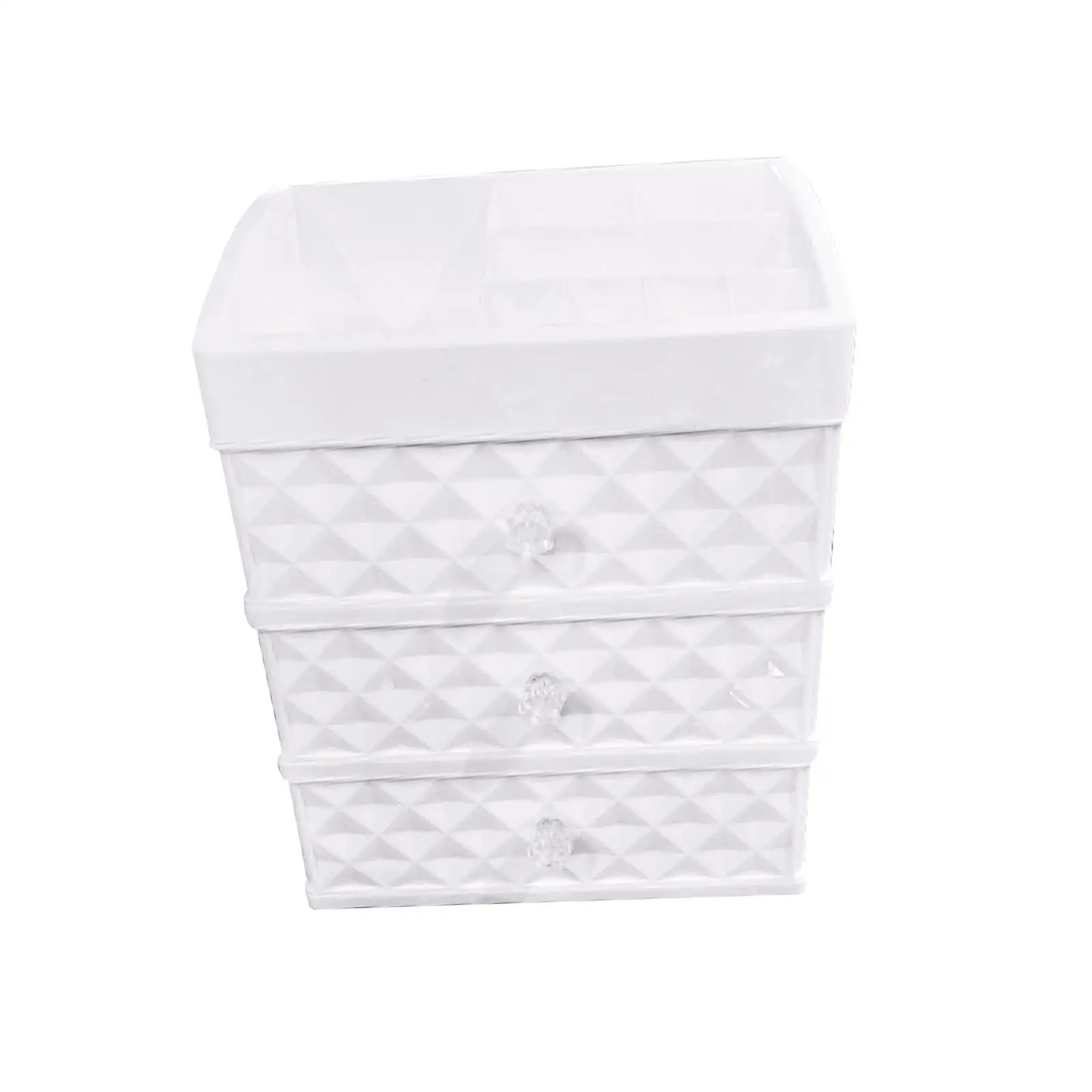 Makeup Organizer Case Cosmetic Storage Box with Drawers Display Case Removeable for Nail Lipstick Vanity Apartments Dresser
