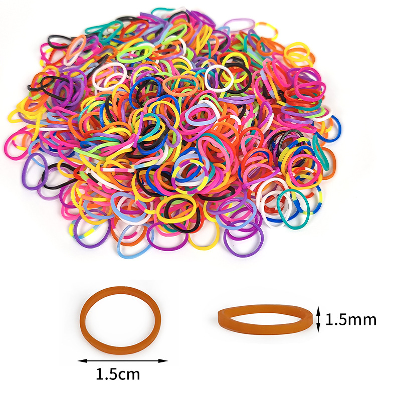 DIY Loom Gummiband Armband Mädchen Jungen Dekoratives Handgelenk Armband Klassische handgemachte Halskette Spielzeug Schmuck – Detail 8