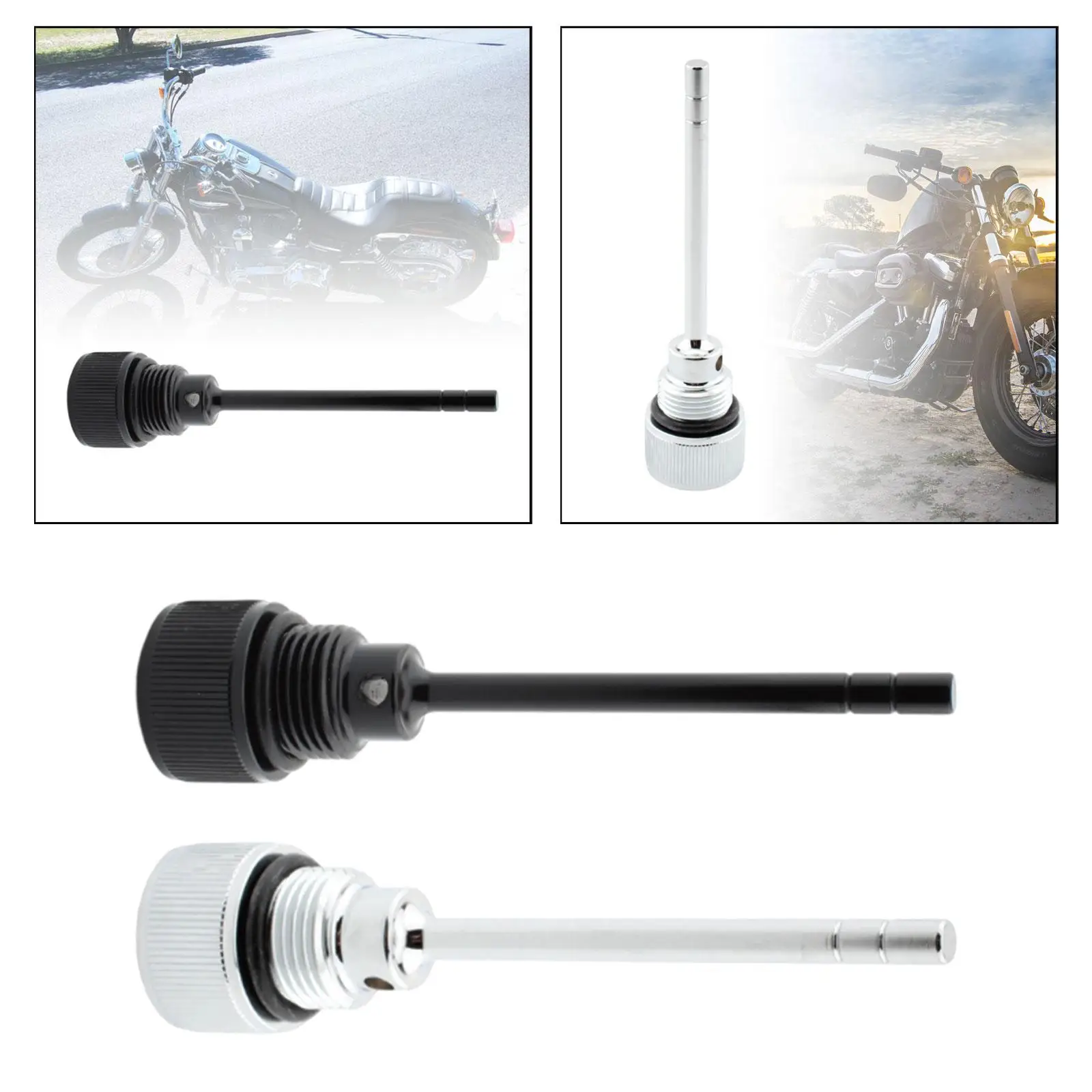 Transmission Dipstick Shiny Appearance Accessory for Fxs Low Flhtkl Classic Efi Flhtci Standard Efi Flhti Breakout Fxbr