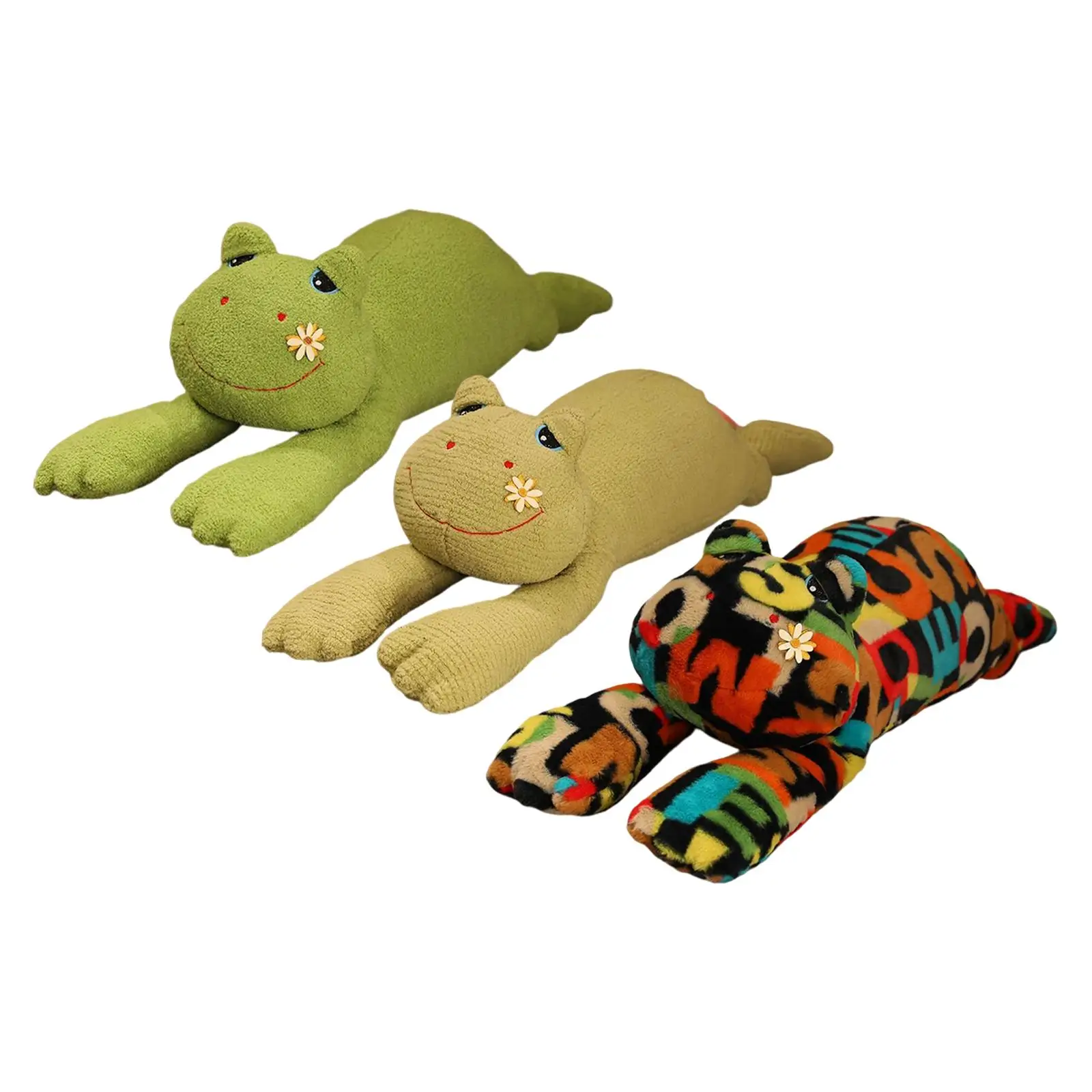 Adorable Frog Plush Doll Cushion Frog Pillow , Soft Stuffed Animal for Birthday Gifts