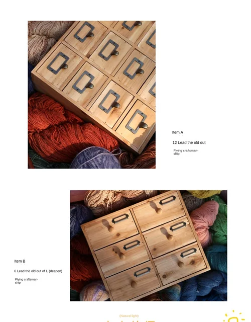 12 Drawer Storage Box ( of 6) - Versatile Craft and Hobby Storage Solution  Storage box Desk organizer Storage drawer Organizers - AliExpress