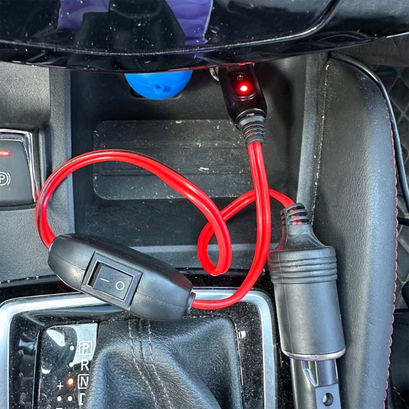 12V 24V Zigaretten anzünder Verlängerung kabel mit Schaltern Auto Zigaretten anzünder Stecker an Buchse Verlängerung kabel – Detail 2