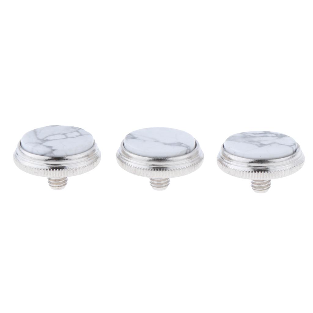 Trumpet s Buttons Inlays Shell 3pcs, 2 Colors Optional