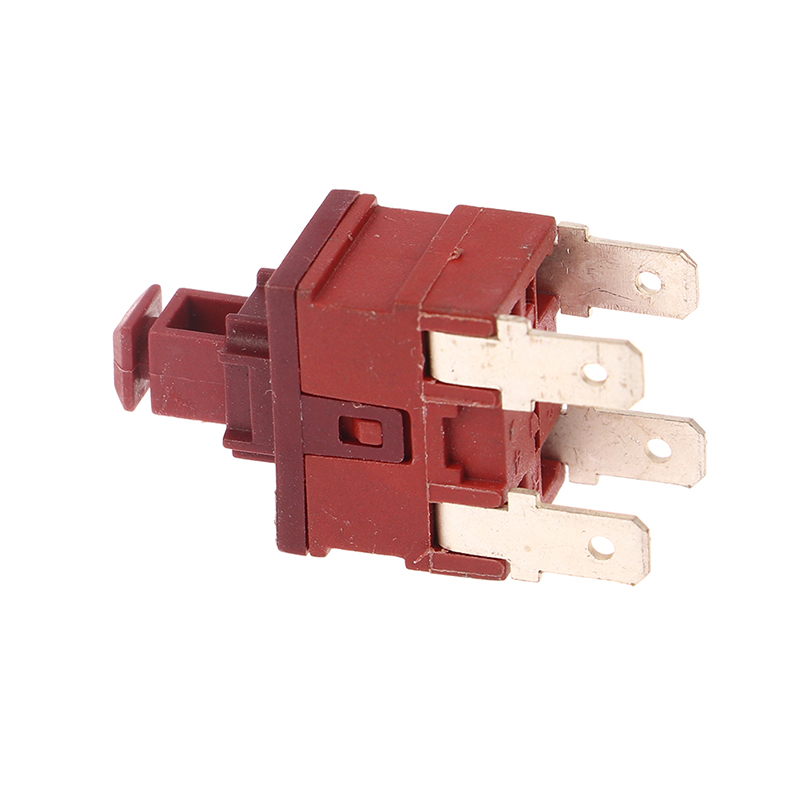 Power Switch Push Button KAN-L5 P12-2 Switch 8A 250VAC 2/4pin Self-locking for Water Heater Vacuum Cleaner