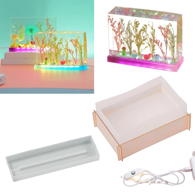 Silicone Mold Epoxy Resin Lamp  Silicone Resin Light Molds Kit - Silicone  Resin - Aliexpress
