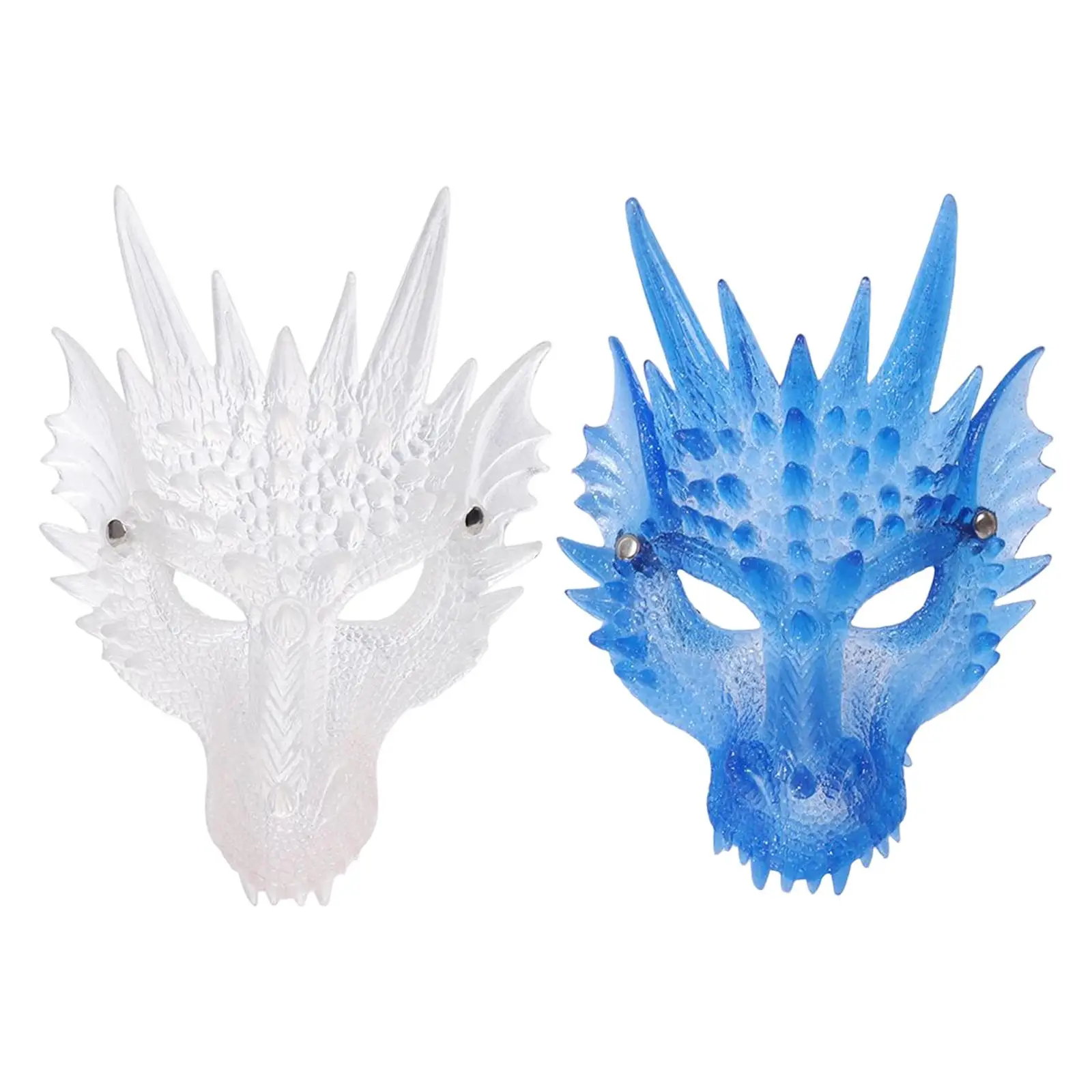 Scary Dragon Masks Adults Face Cover Animal Mask for Wedding Masquerade Halloween Party Photo Prop
