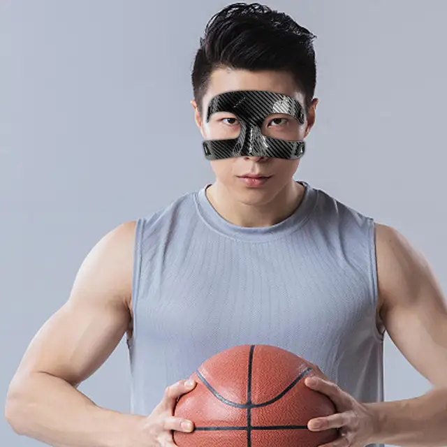 Sports Face Mask Adjustable Basketball Mask Guard Gym Exercise Football  Party Soccer Nose Guards Face Shield Cover for Women Men - AliExpress