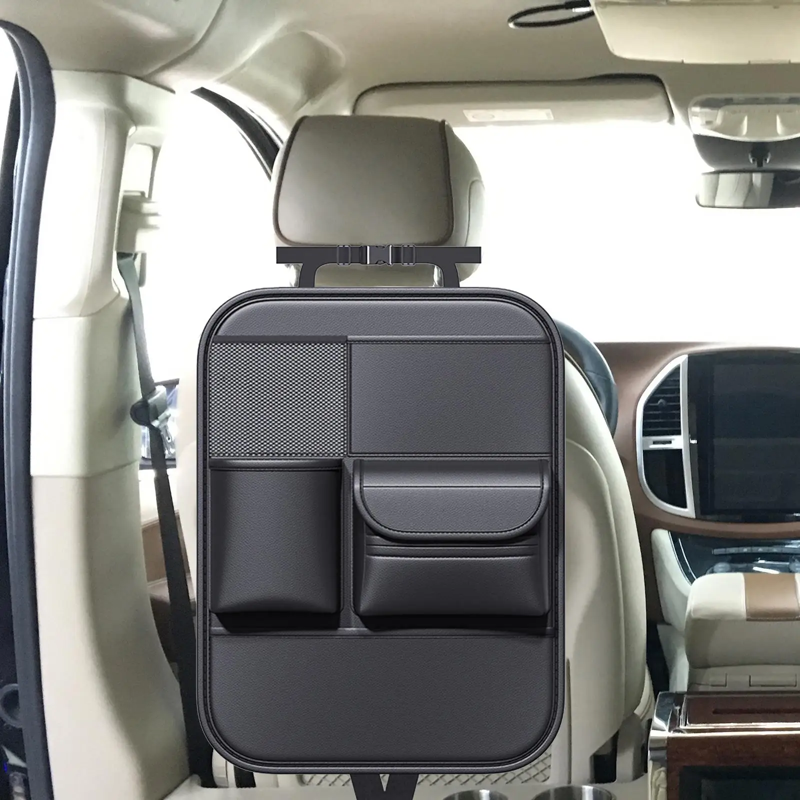 Car Back Seat Protector Storage Travel Accessories Versatile Waterproof