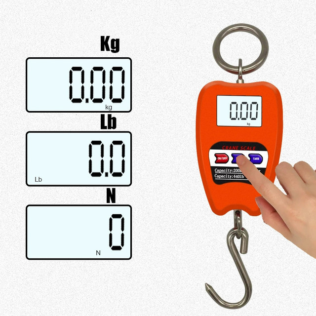 FITHOIST Hanging Scales Digital Weight, 2000LBS Crane Scale with Remote  Control, High Precision Heavy Duty Industrial Scale with CE Certified for