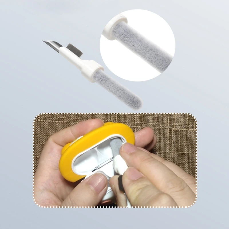 Remover Mobile Phone Dust in Earphone Earbuds Cleaning Kits Earphones Cleaner  for Digital Products Easy to Carry