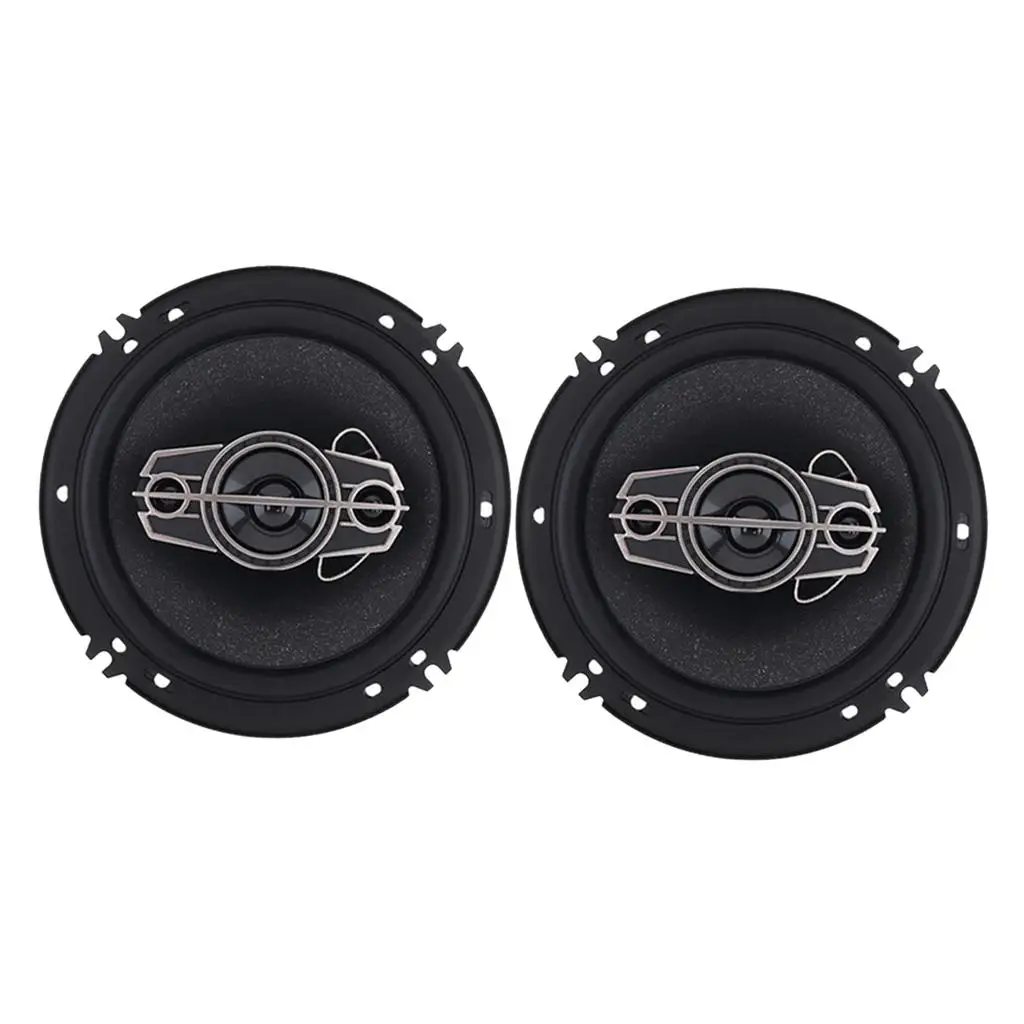 Pair of 6.5 Inch 4 Way Car Coaxial Speaker Music Stereo Speakers Replacement
