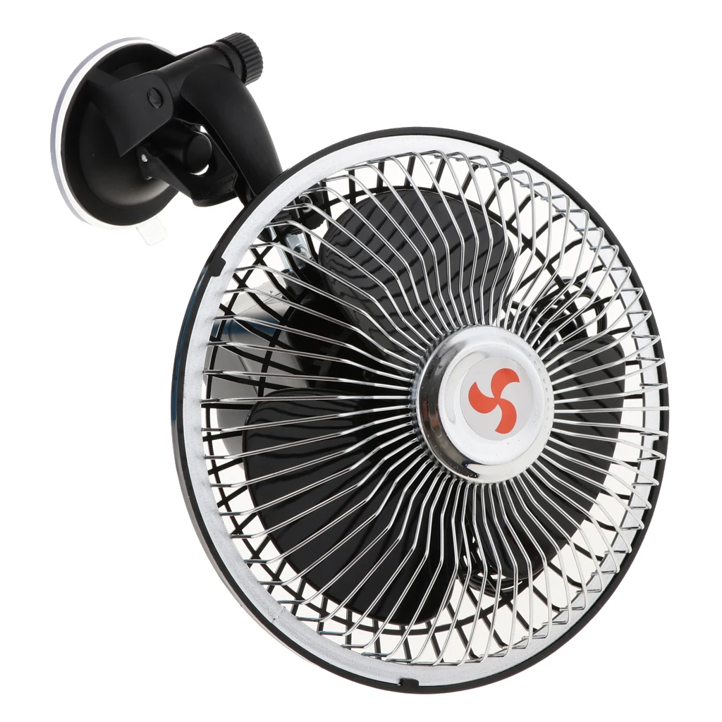 8W Car in Strong Wind Electric Fan 6`` 24V Windshield Cooling System