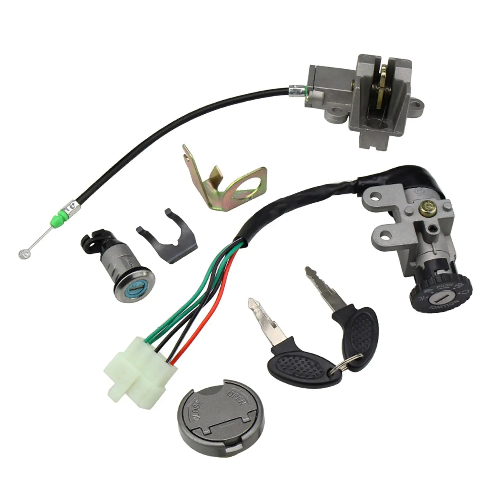 Universal Ignition Switch  Gy6 50cc Seat Locks for 