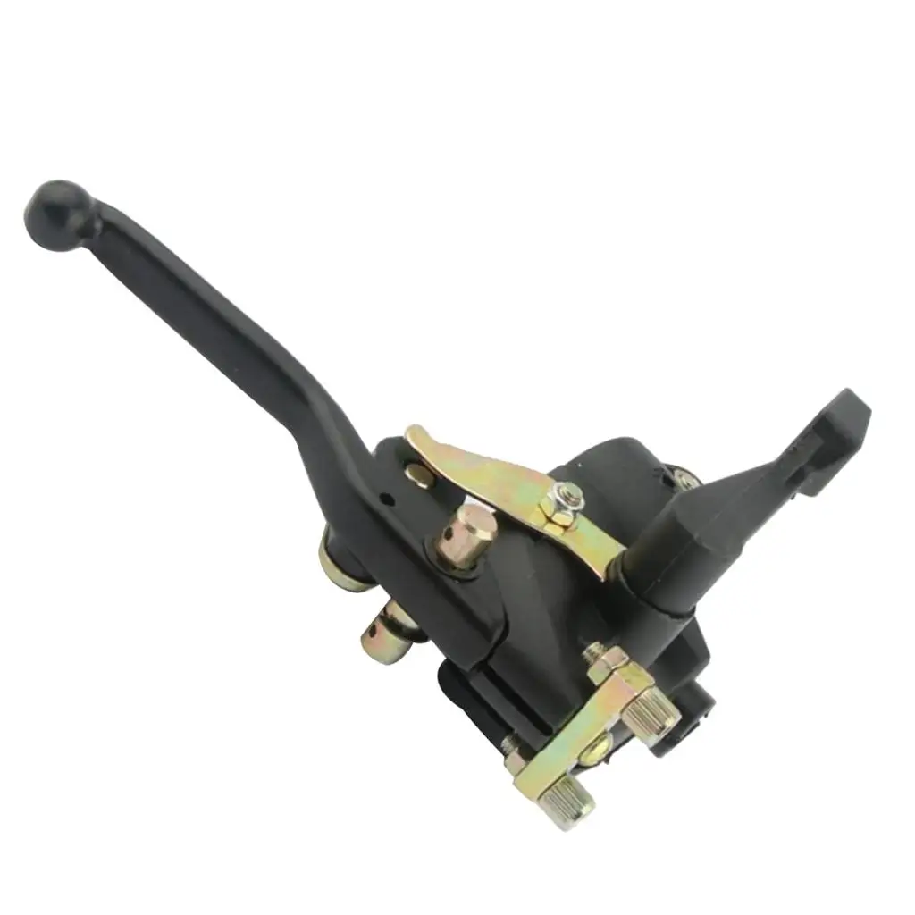 Double Brake Lever Thumb Throttle for ATV Motor Multicolor Clutch Handle