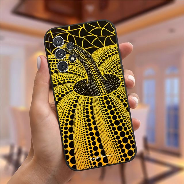 Art YAYOI KUSAMA Phone Case For Samsung Galaxy S23 S22 S10