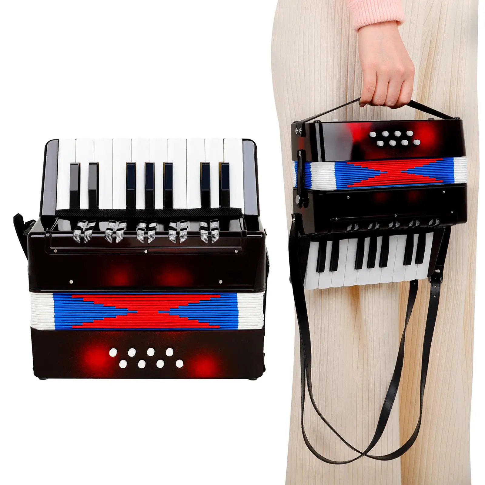 Small Accordion Children`s Educational Musical Instrument Toy
