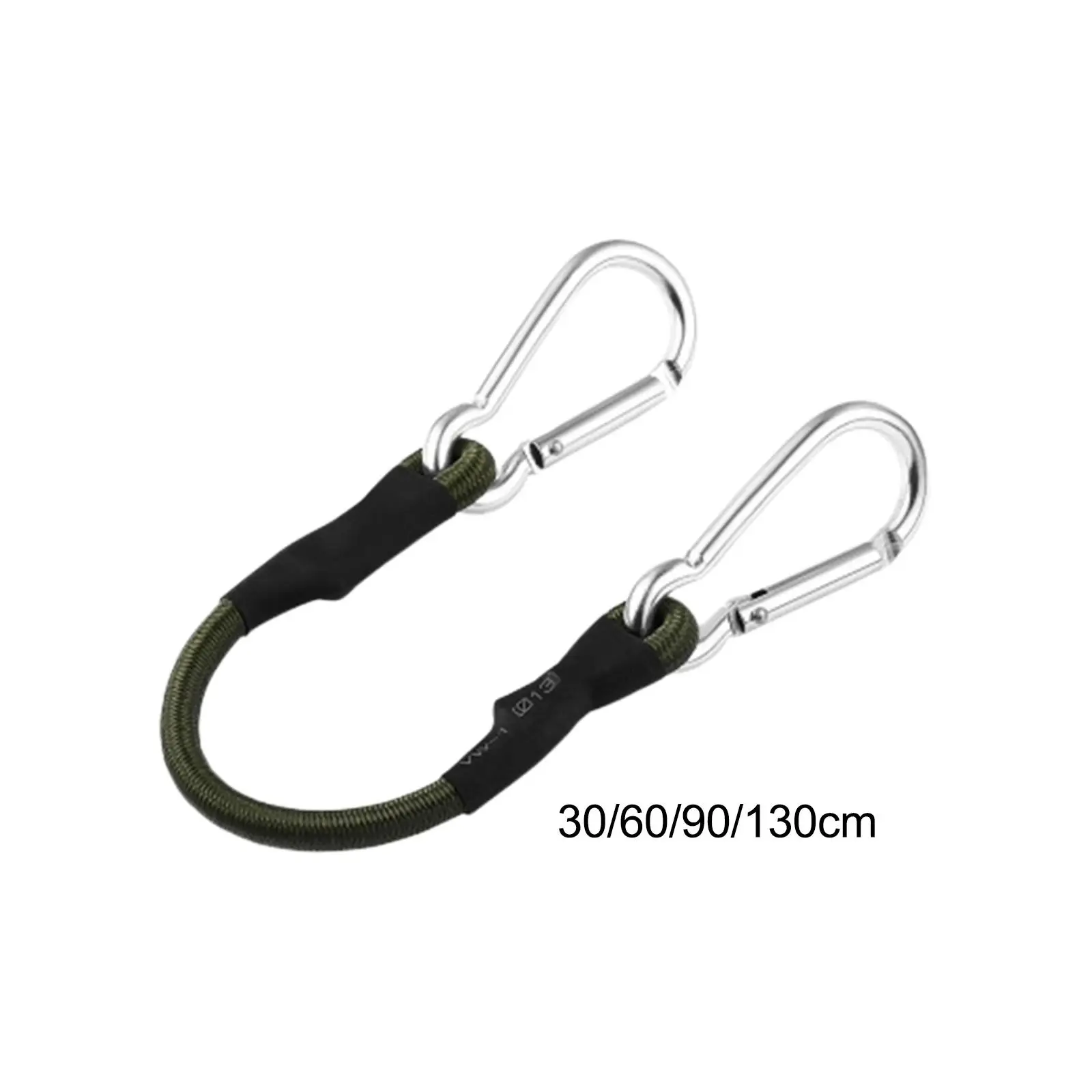 Bungee Cords with Carabiner Strong Cable for Motorcycle Caravans Outdoor Tent