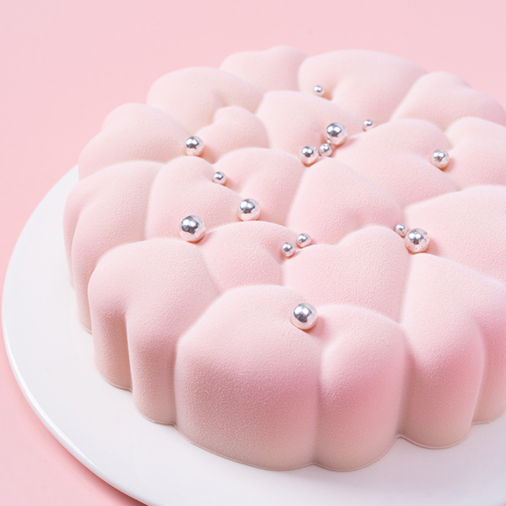 Neue Liebe Herzförmige Silikon Kuchen Mousse Form Diy Handwerk Seife Form Fondant Kuchen Dekorieren Werkzeuge Küche Backformen – Detail 3