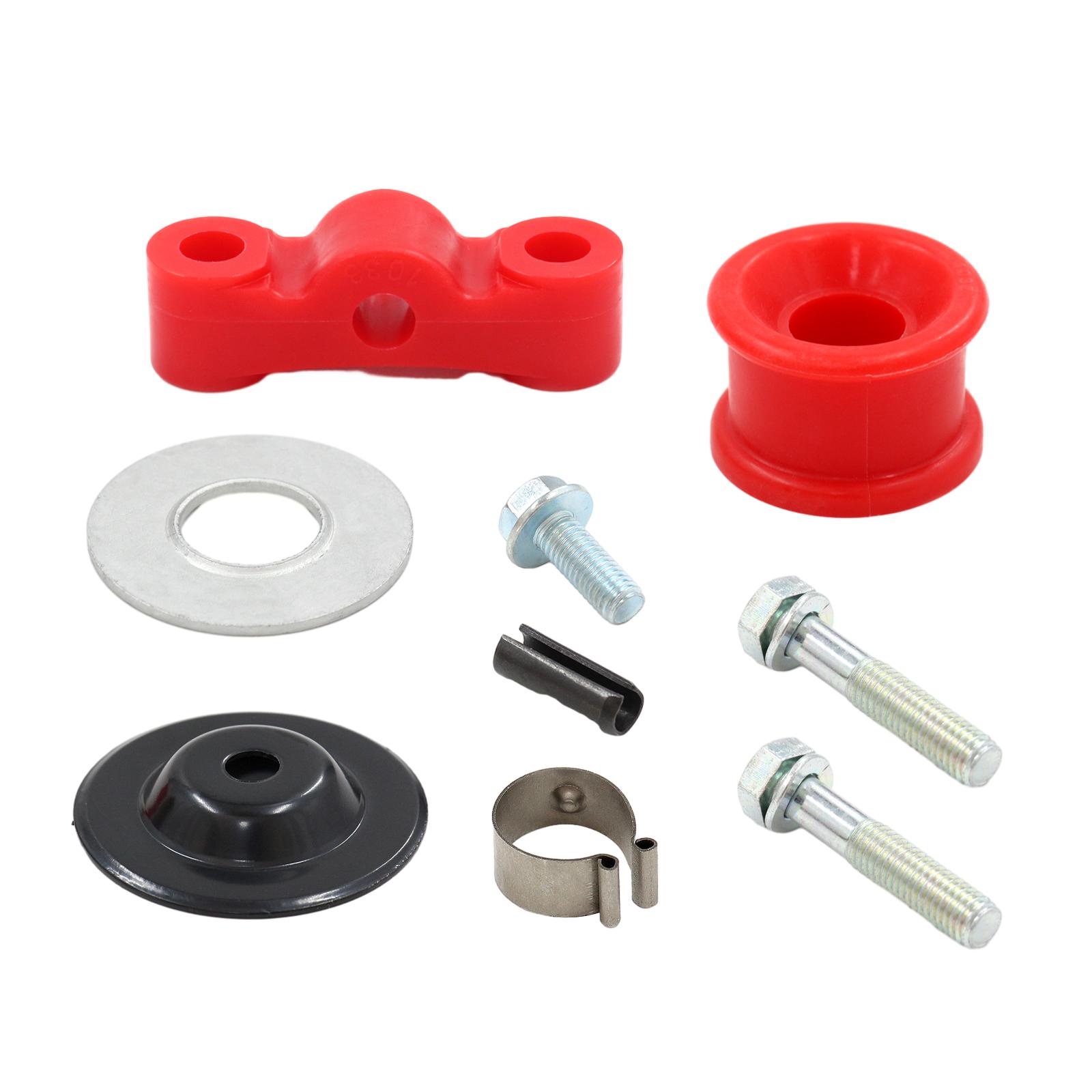 Red Shift Linkage Bushings Kit Replacement C Clip and Bolt Auto Accessories for Honda with B Series Swap Civic Crx Durable