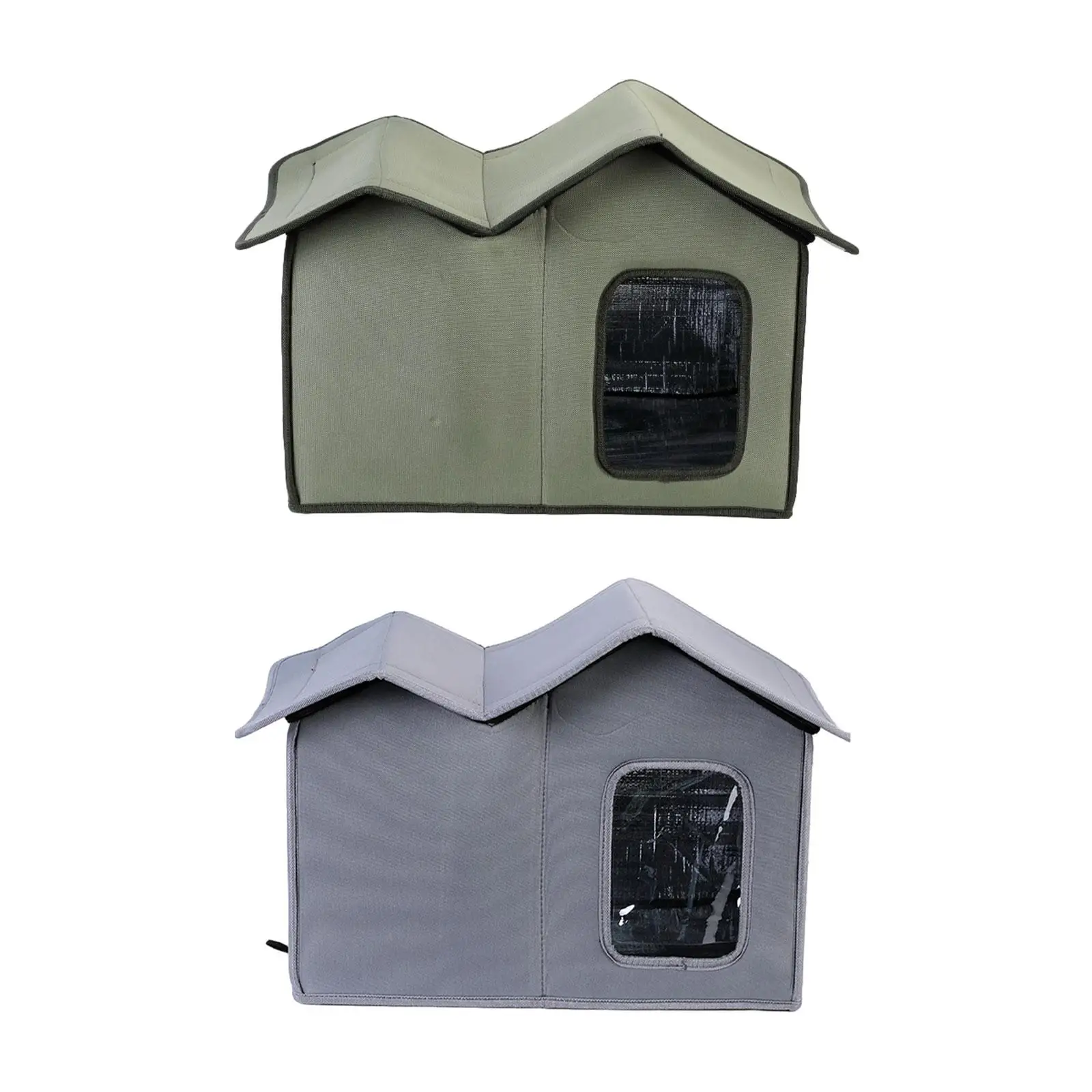 Dog House Weatherproof Waterproof Oxford Cloth Rainproof Pet Shelter for Courtyard Puppy Cats and Small Dogs Indoor Home