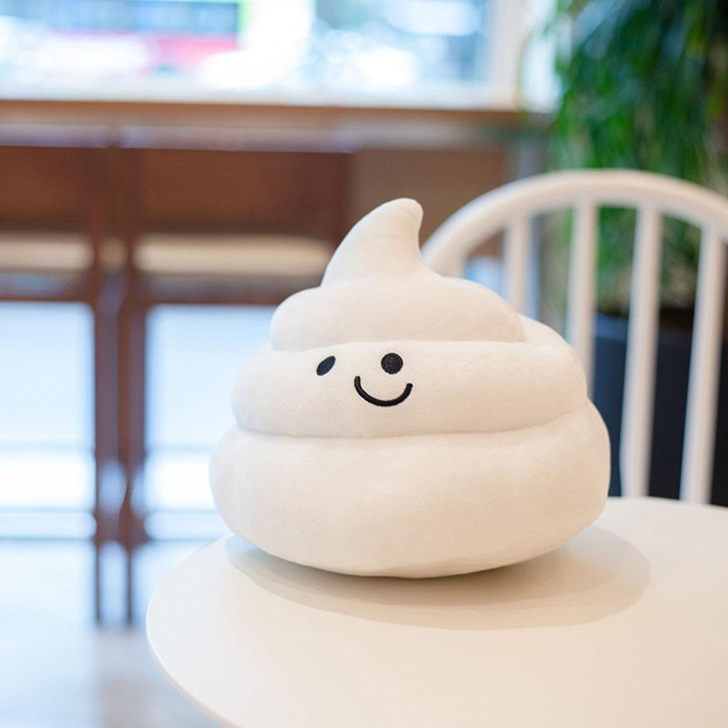Creative Poop Plush Toy Emoticon Poo Shape Soft Pillow Stuffed Doll Huggable Sofa Cushion for Home Bedroom Decor
