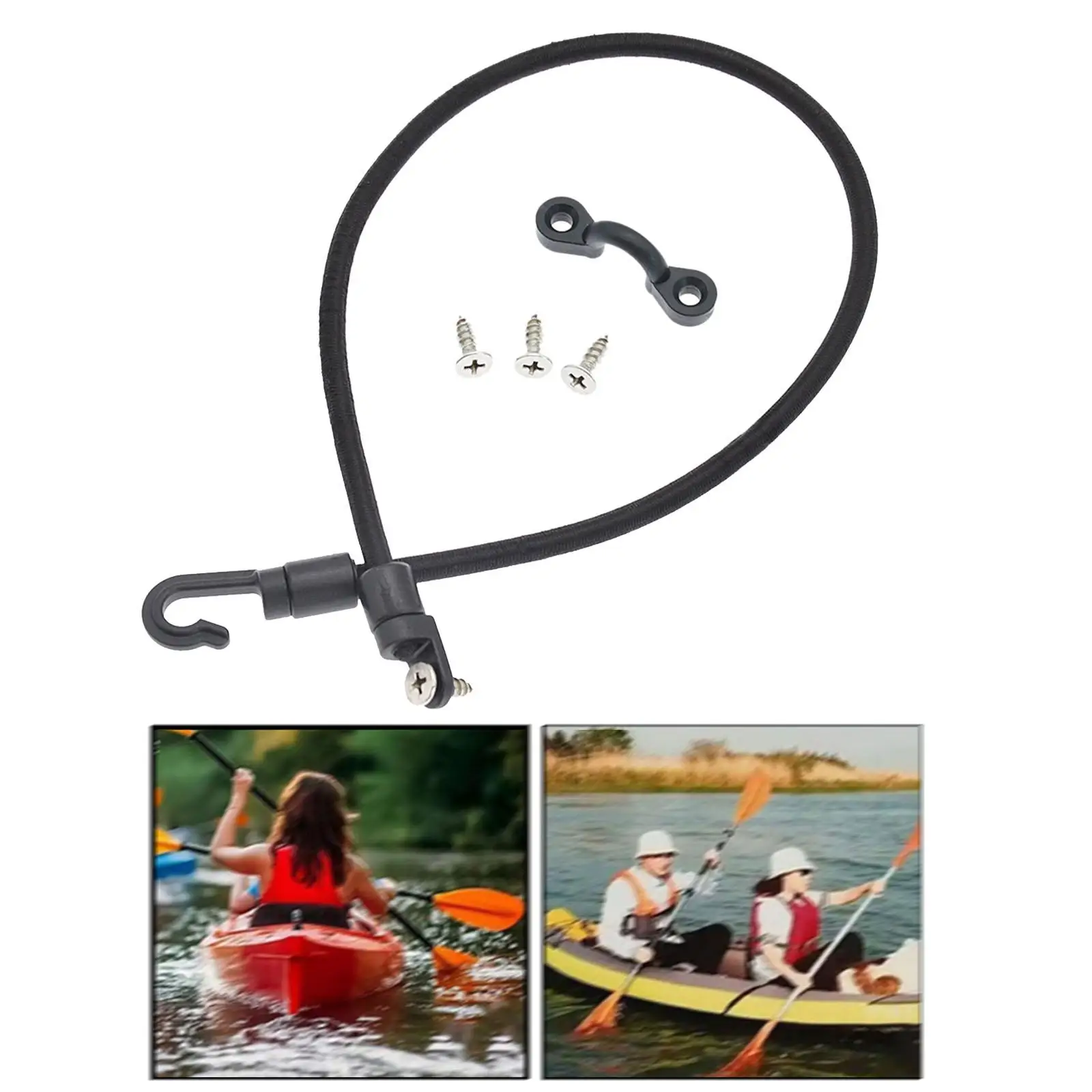 Fishing rods tamer Strap Fishing Rod Deck Mount Stable Durable Elastic Rope Portable