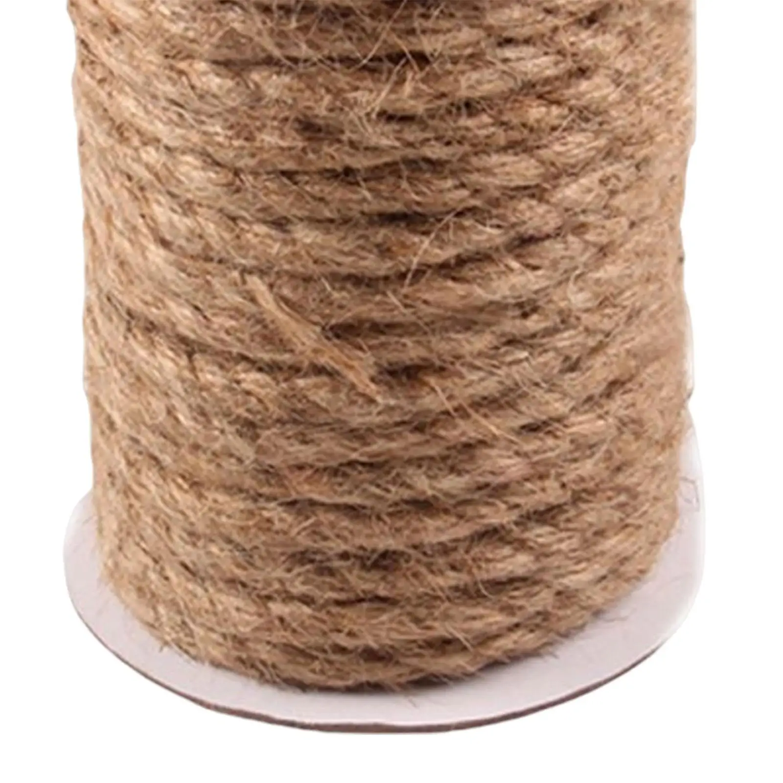 Burlap Twine Rope 15M Thick Multipurpose Hand Woven 8mm Jute Rope for Gardening Pet Toys DIY Projects Gift Wrapping