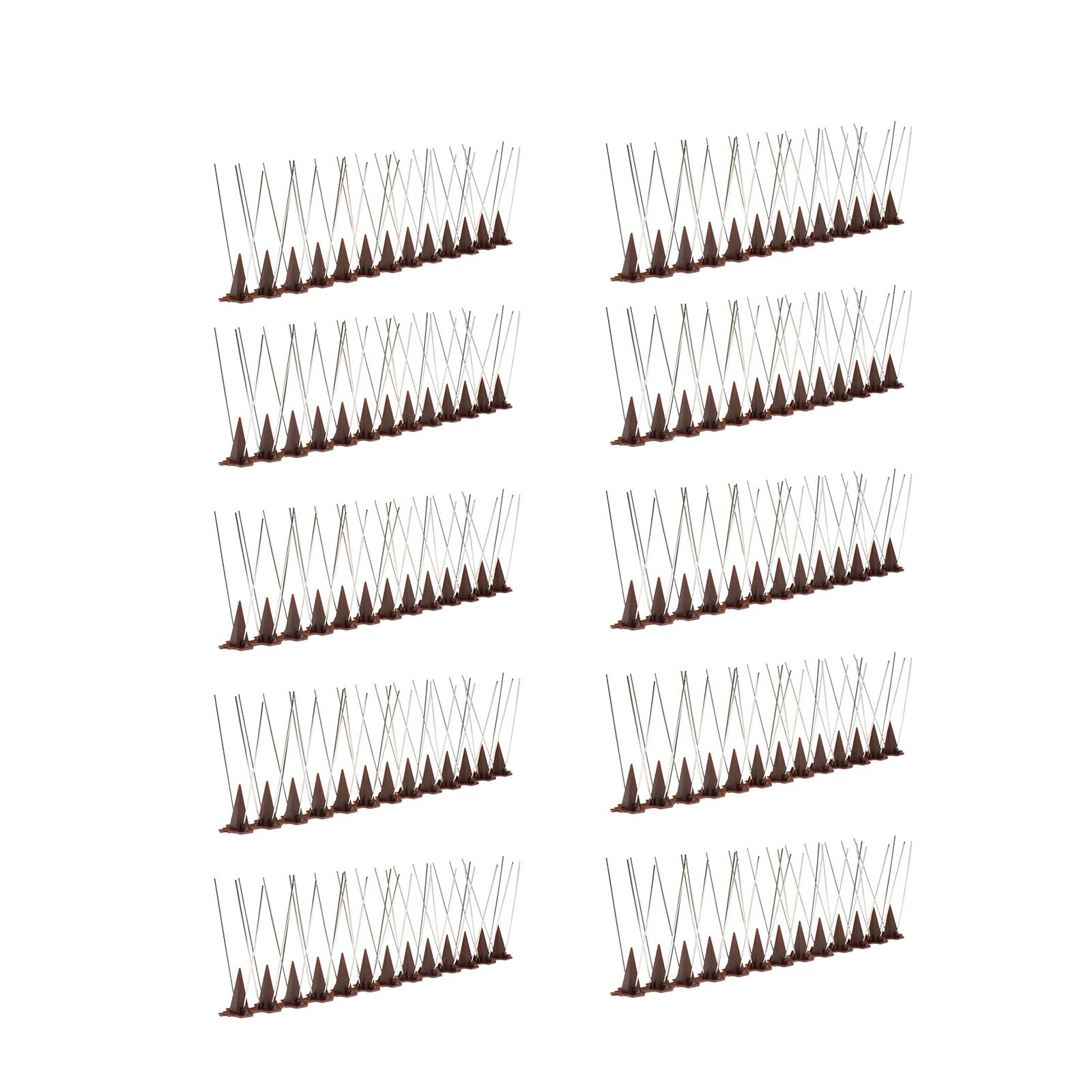 10Pcs Anti Bird Thorn Durable Outdoor Fence Security Climb Strips for Windowsill