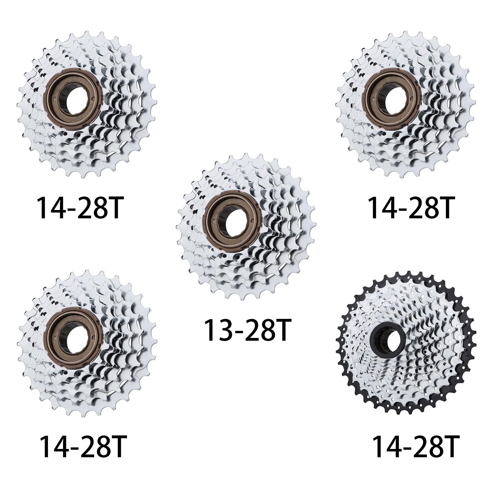Bicycle Freewheel 14-28T/13-28T/13-32T/11-36T High Strength Bike Freewheel