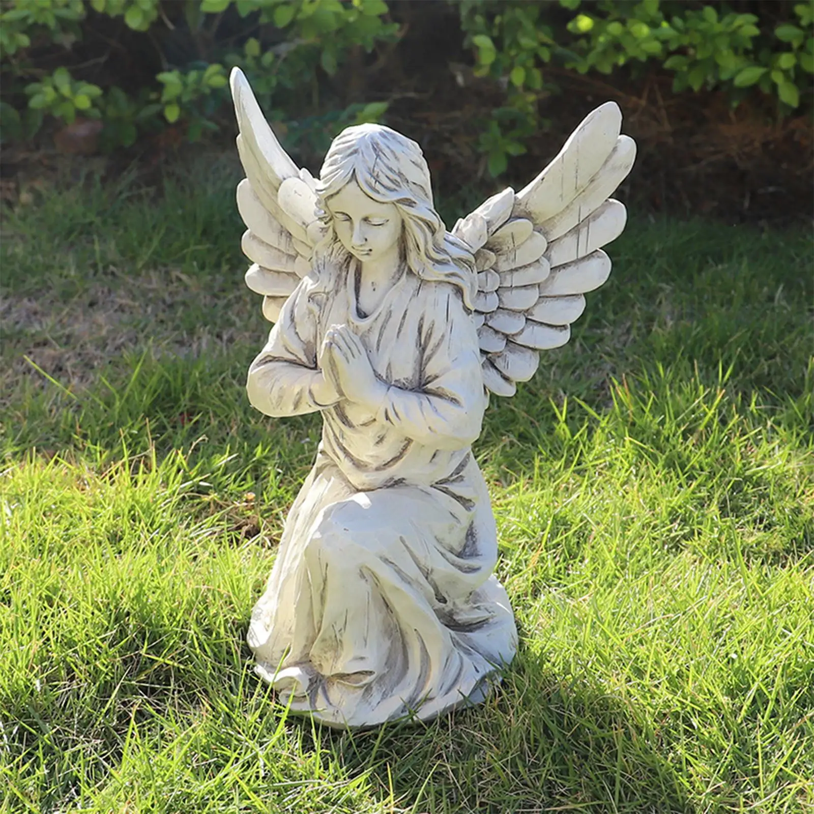 Angel Garden Statue Waterproof Decorative Memorial for Porch Patio Outside