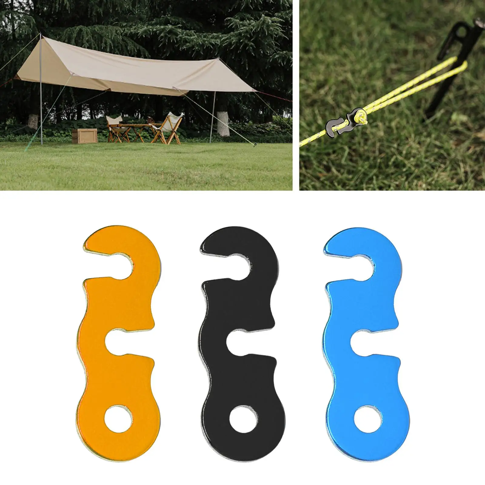 10Pieces  Rope Adjuster Ultralight  for Camping Outdoor Activity