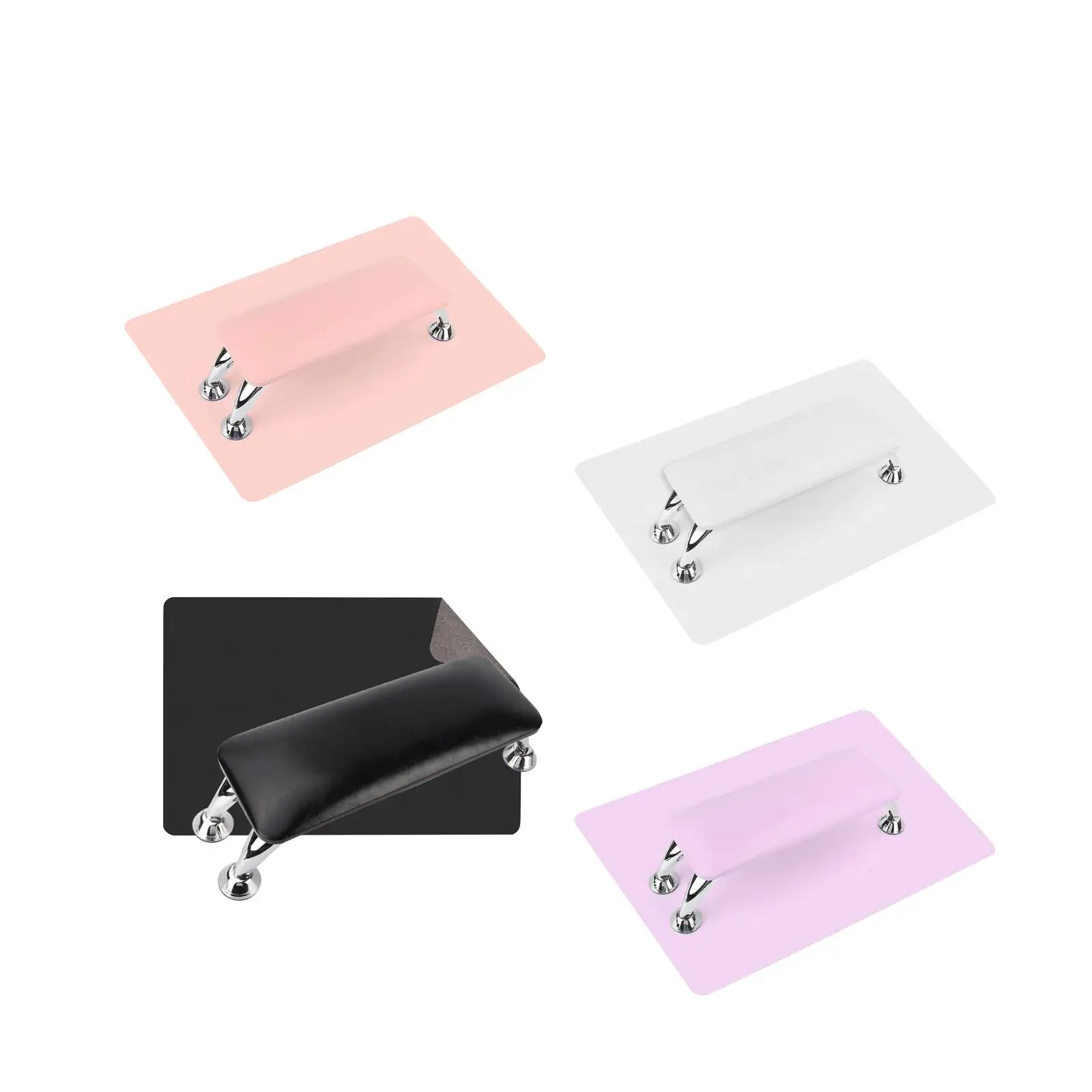 Nail Hand Pillow with Pad Waterproof Soft Non Slip Professional Nail Rest Cushion Table Desk Station for Manicure Salon Nail Art