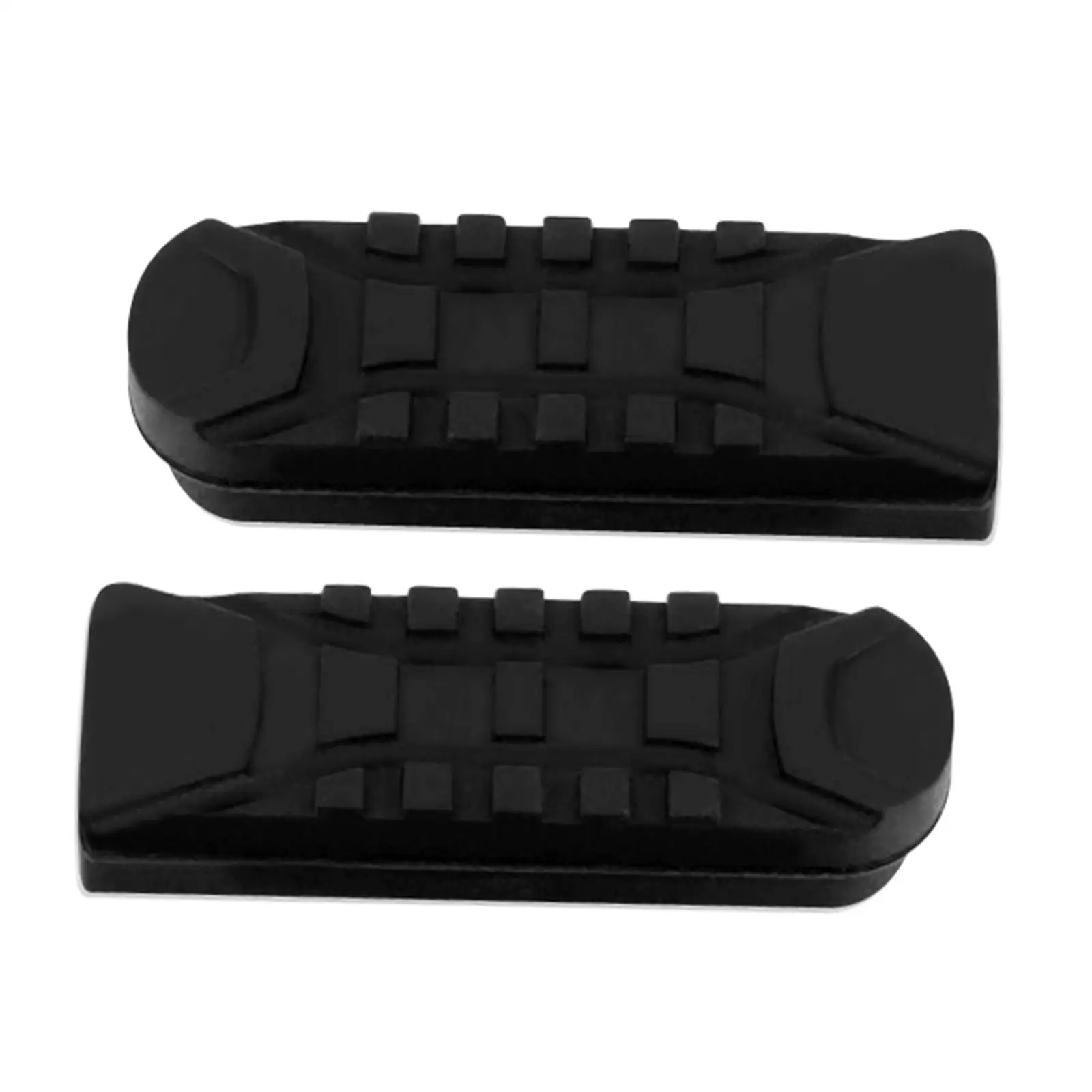 2 Pieces Motorbike Front Footrest Rubber Left and Right Foot