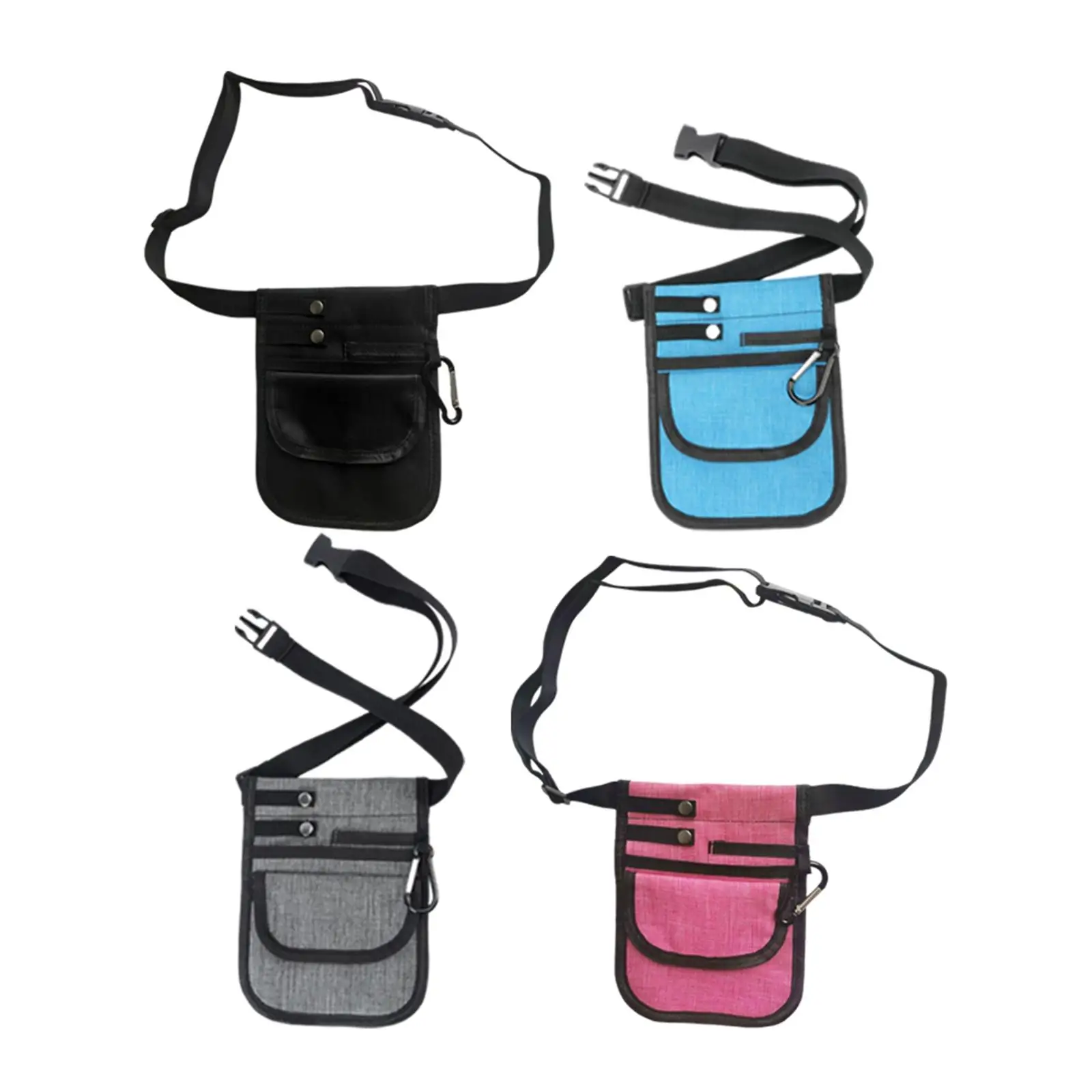 Fanny Pack Organizer Pouch Tool belt pocket Adjustable Strap Multi Compartment Utility Hip Bag for Student   Calculator