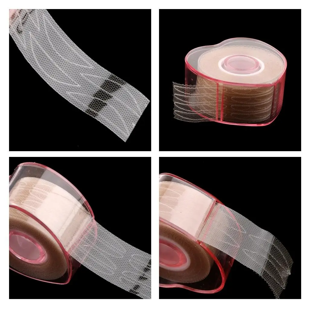 1 Roll Invisible Lace Eyelid Tape Self- Double Eyelid Stickers  and Waterproof Fiber