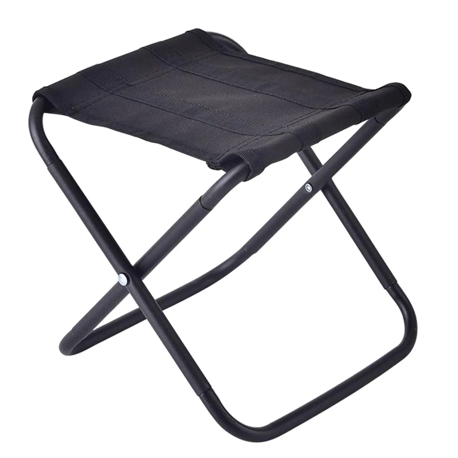 Adult Camping Stool Aluminum Alloy Collapsible Chair Footrest Compact Seat for Fishing Backpacking Lounge Walking Hiking Travel
