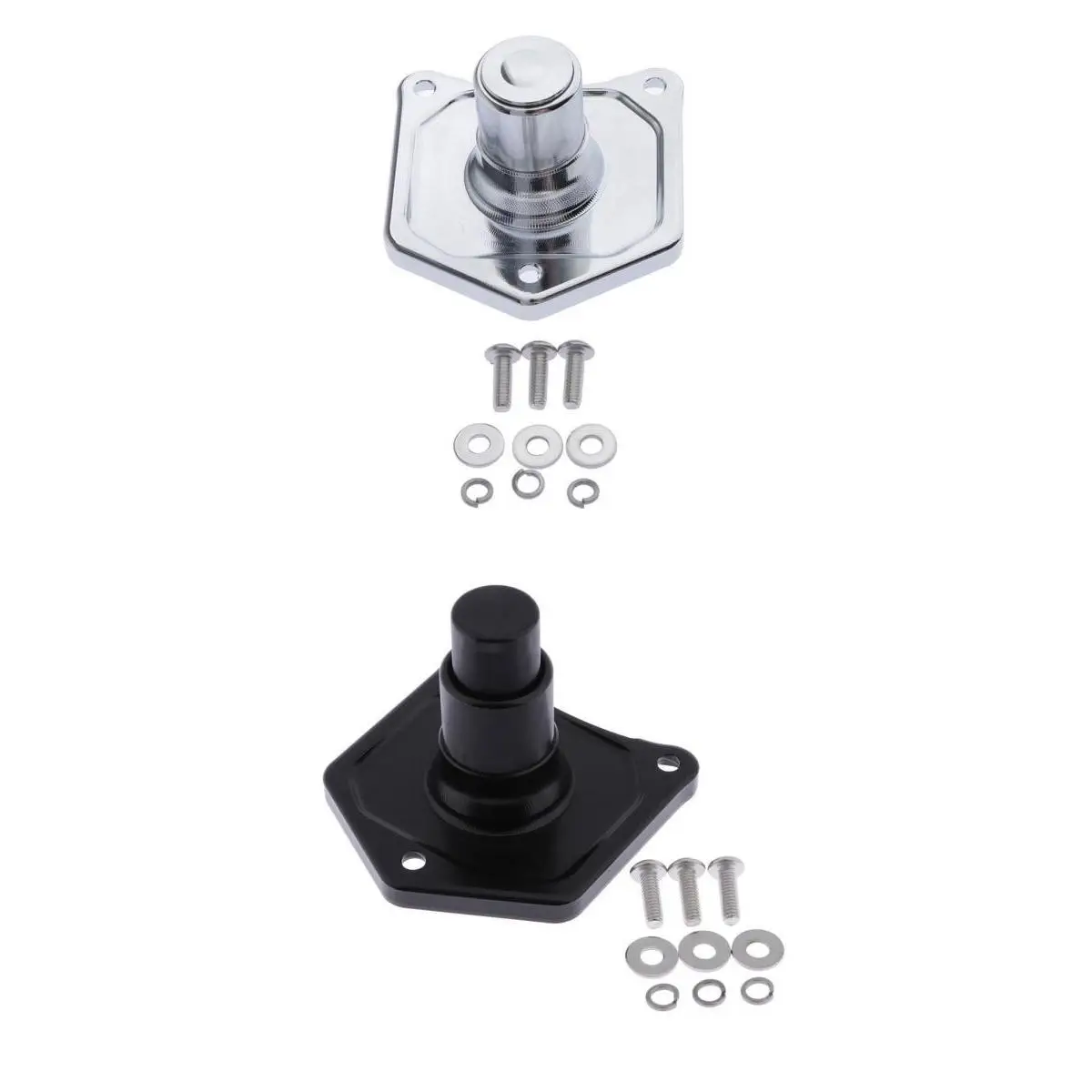 2pcs Solenoid Cover Starter Push Button For  EVO  17762 1991 - 2017 2012 2013 2014 2015 2016