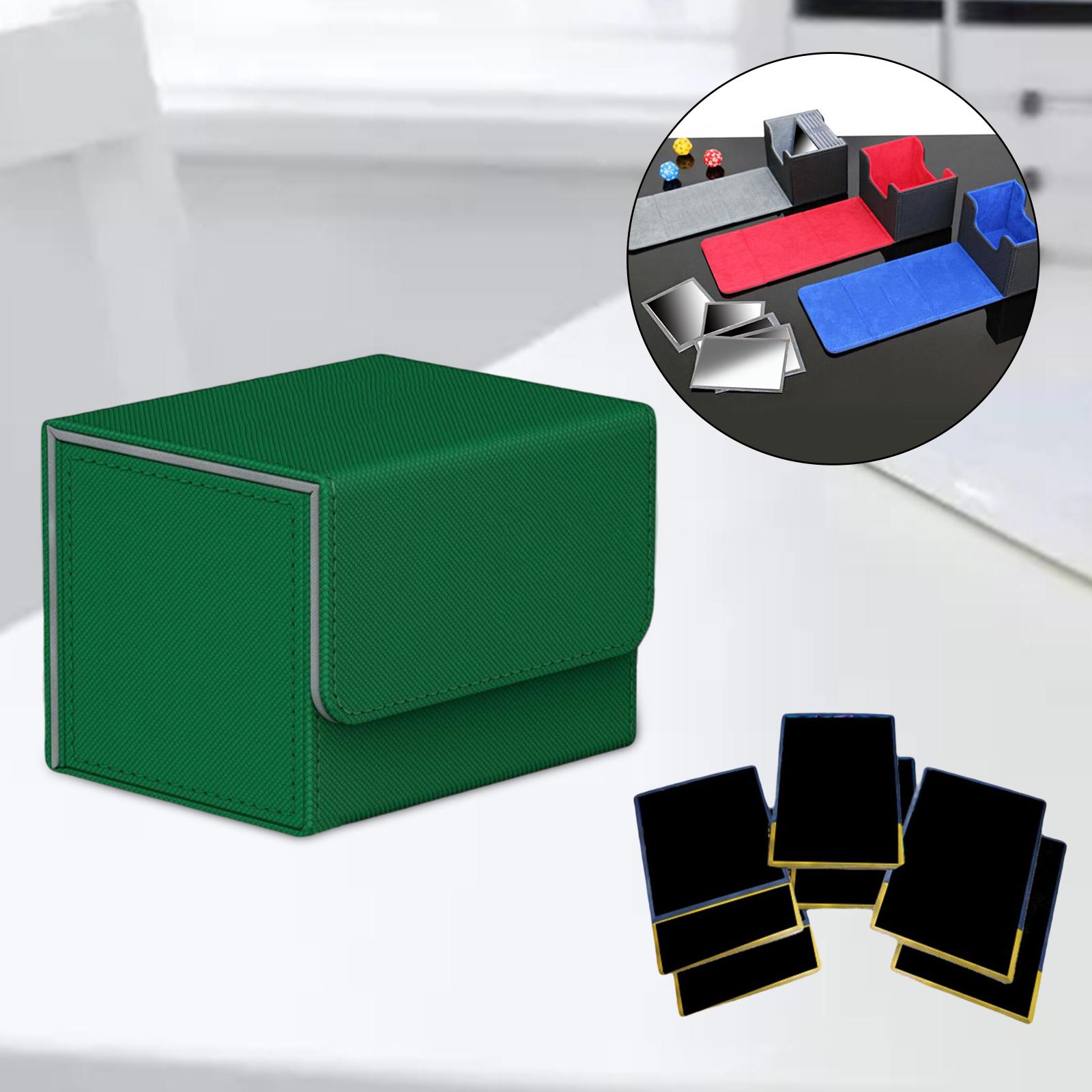 Trading Card Deck Box Storage Holder Case Premium Baseball Card Display Organization Album Magnet Closure Gathering Card Toy