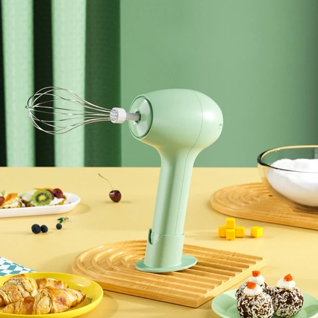 Batteur électrique sans fil portable à 3 vitesses pour centre commercial,  outil de cuisine pour battre les œufs, pâte à gâteau, crème, 1 pièce -  AliExpress