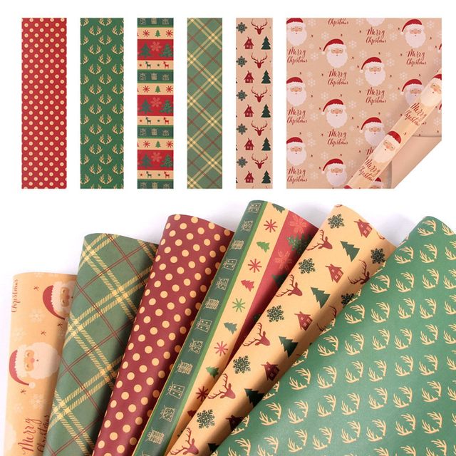 Size Wrapping Paper Premium Gift Wrap Durable Festive Christmas Wrapping  Paper Size Xmas Elements Collection for Diy Crafts Gift - AliExpress