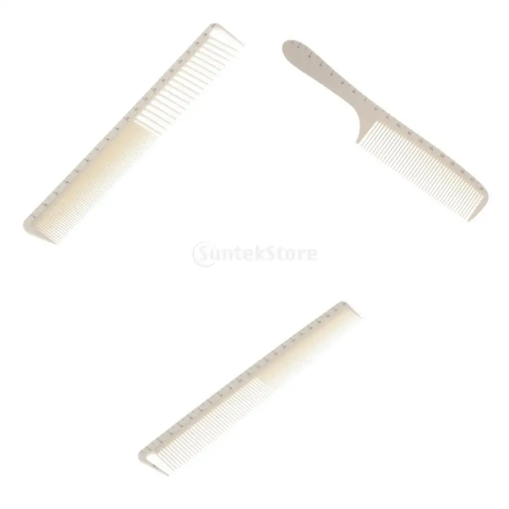 Barber Hairdressing Resin Comb Hair Comb with Scale.