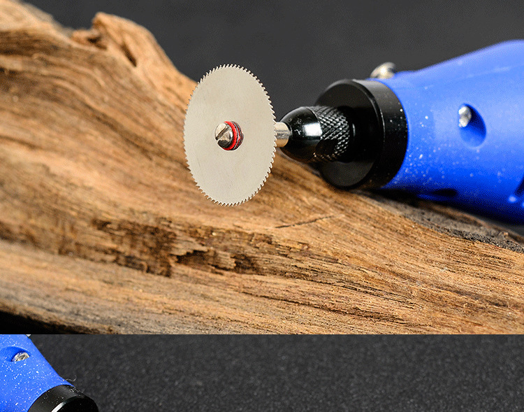 2 Stück 22mm 2mm Dorn Kreissäge blatt Holz Kunststoff Aluminium Rotations schneid scheiben mit Dorn Holz bearbeitungs werkzeug – Detail 3