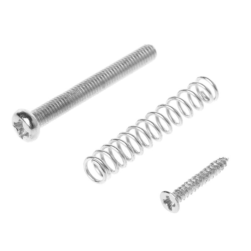 Humbucker Pickup Screws Springs Ring Surround Mounting Guitar Parts Black