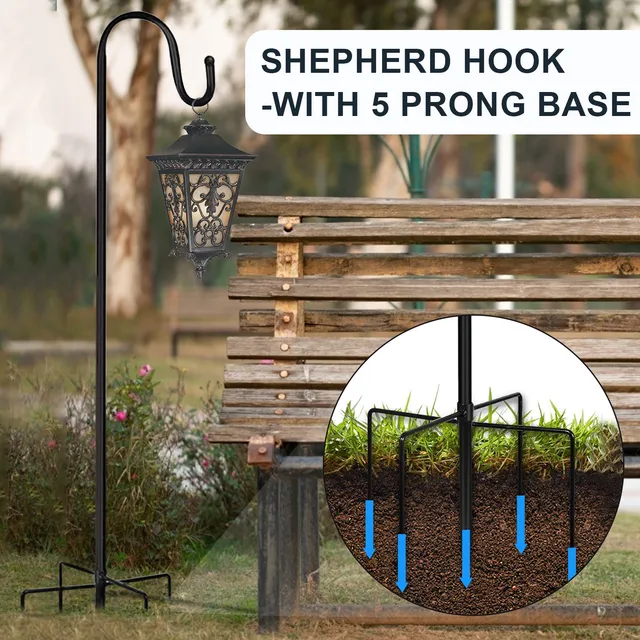 Shepherd Hooks Plant Hook Craft Hook Garden Stake Outdoor Plant