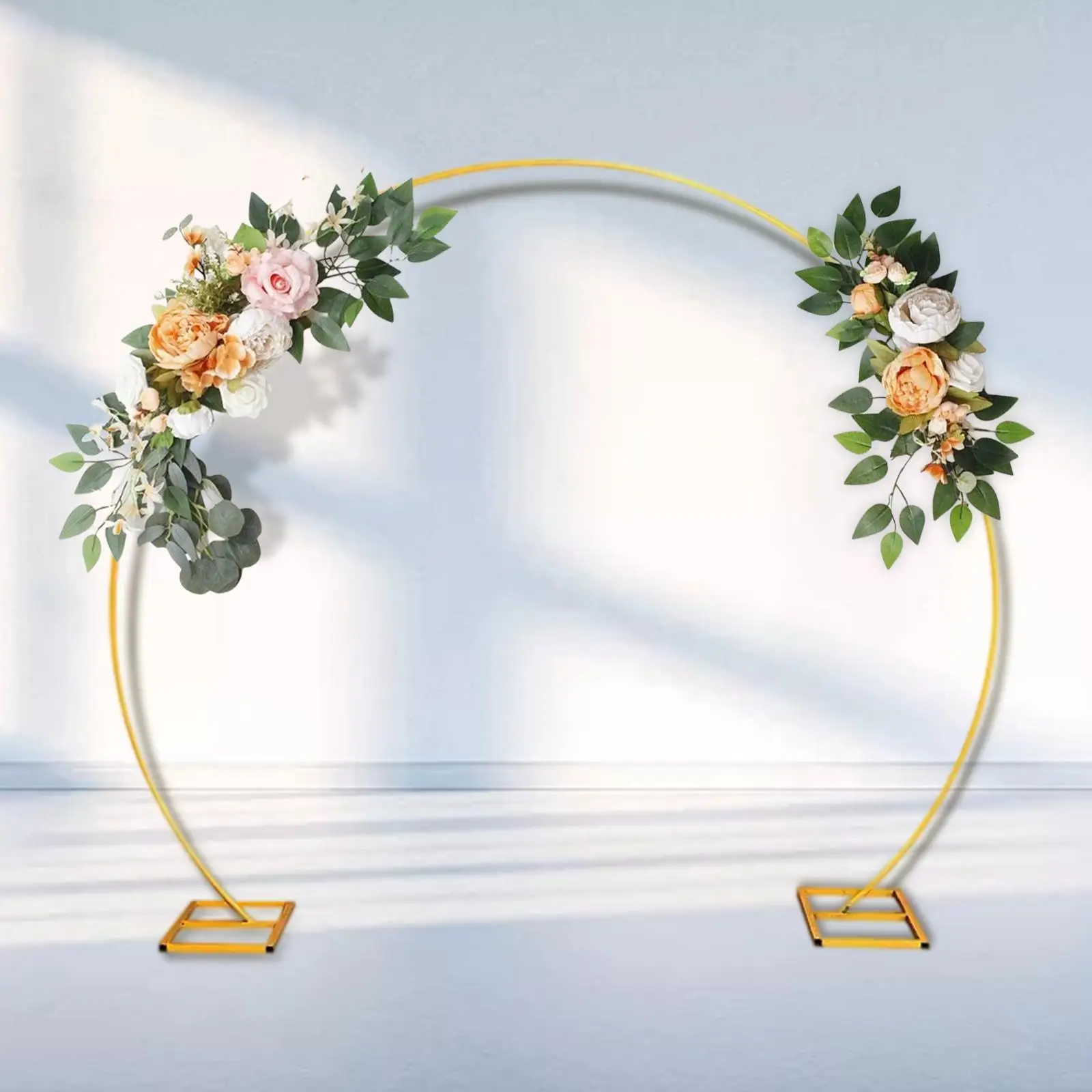 2x Silk Wedding Arch Flowers Centerpieces Kit Welcome Corner Home Decor