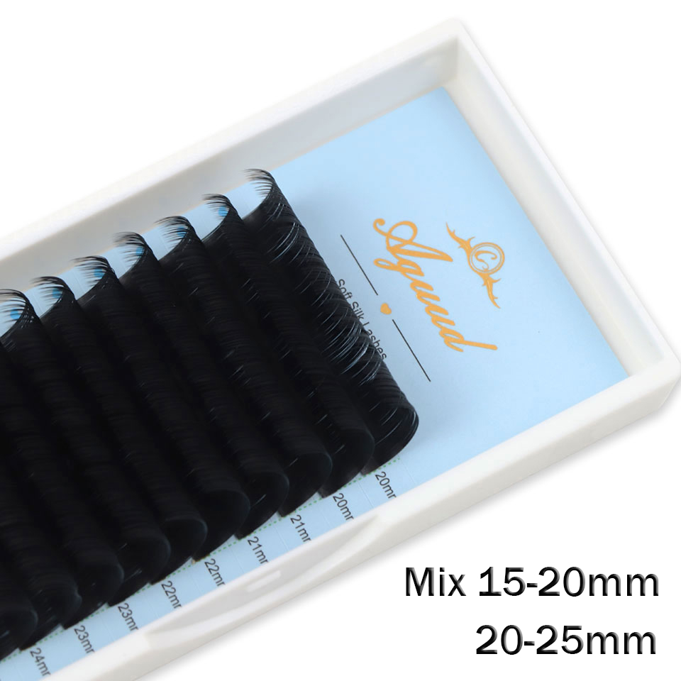 Best of AGUUD 25mm Lashes Long Individual Eyelash Extension 15-20mm 20-25mm False Lashes Faux Mink Classic Lashes 25mm Soft Silk Lashes Reviews & Tips