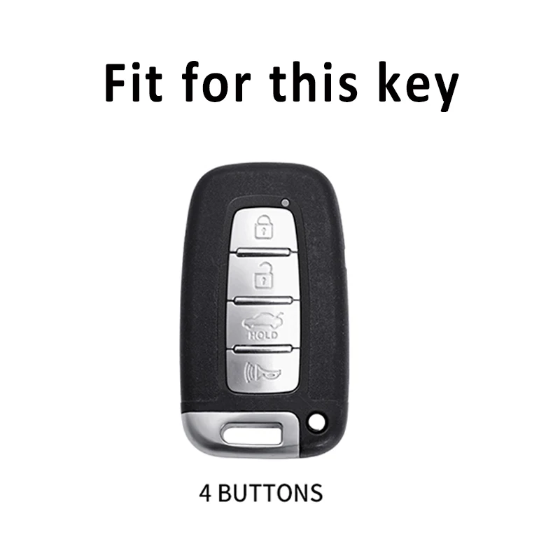 Funda de TPU para llave de coche de cuatro botones