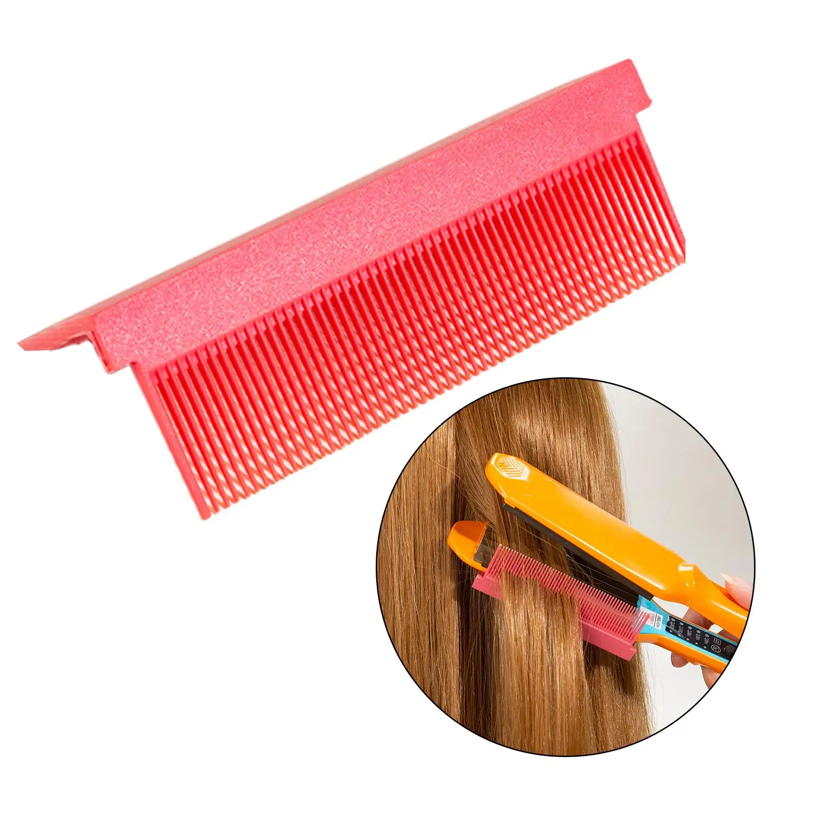 Straightening Comb Attachment Hairdressing Comb for Salon Home DIY Accessories Fine Hair Comb Hair Straightener Comb Attachment