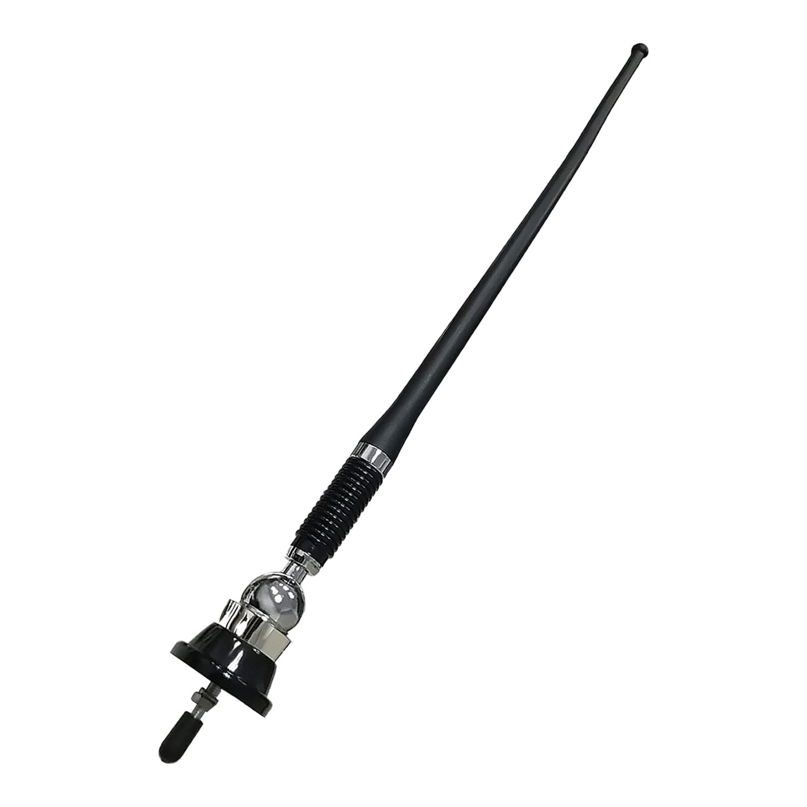 Universal Car Radio Antenna AM FM Accessory Strong Signal Stereo 180 Rotation Angle Adjustable Roof Mast for SUV Motorcycle