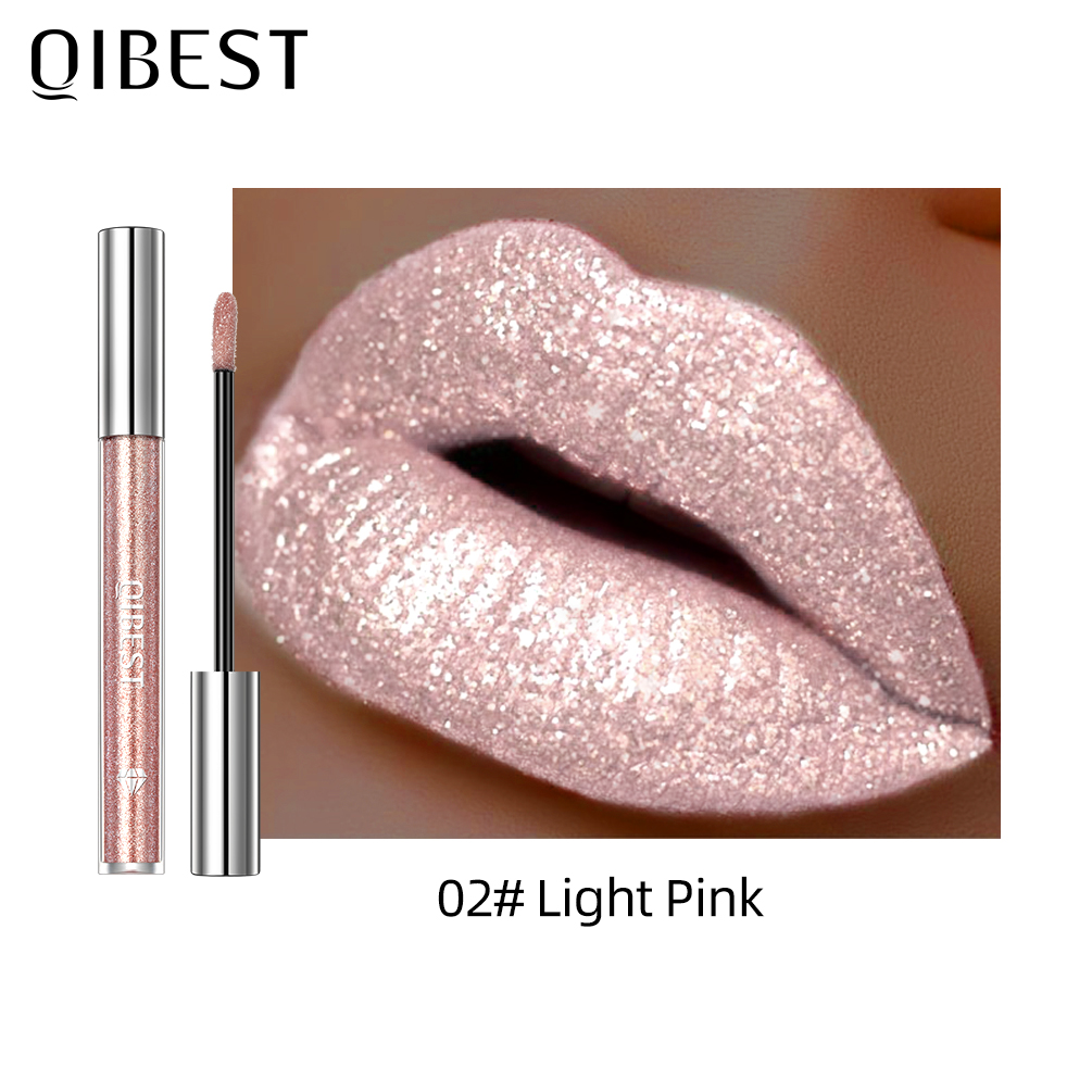 Best of QIBEST 6 Colors Metallic Glitter Diamond Liquid Lipstick Waterproof Long Lasting Pearl Shiny Lip Gloss Charming Women Lip Makeup Reviews & Tips